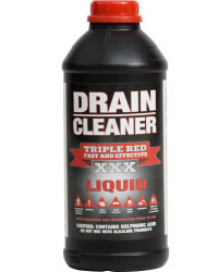 harmful drain cleaner